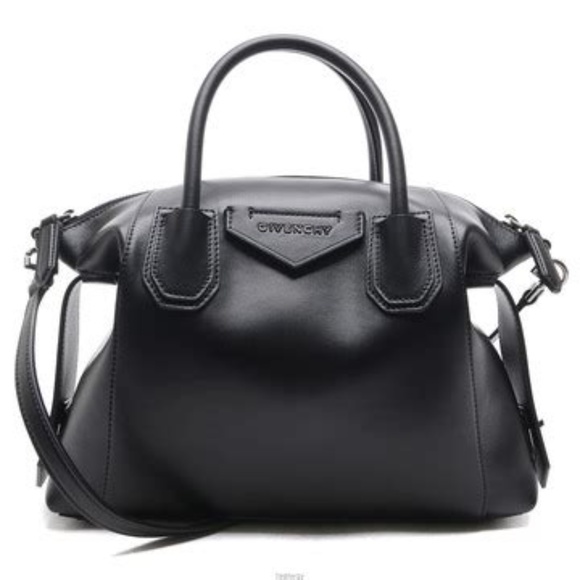 Givenchy Handbags - GIVENCHY Smooth Calfskin Small Soft Antigona Black